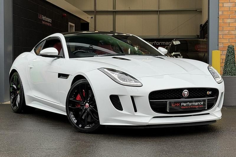 White Used 2014 Jaguar F-Type S Coupe | £29,995 (Fair price) - Image 1/4