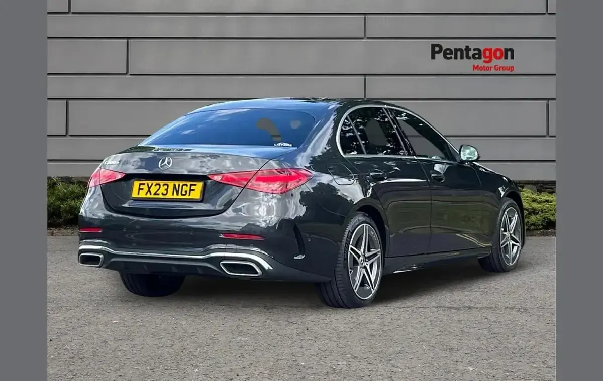 Used Mercedes C300 AMG line 308 HP (226 kW) 2023 Grey Sedan
