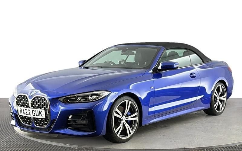 Blue Used 2022 BMW 430 Cabriolet M Sport Cabriolet | £29,920 (Good price) - Image 1/4