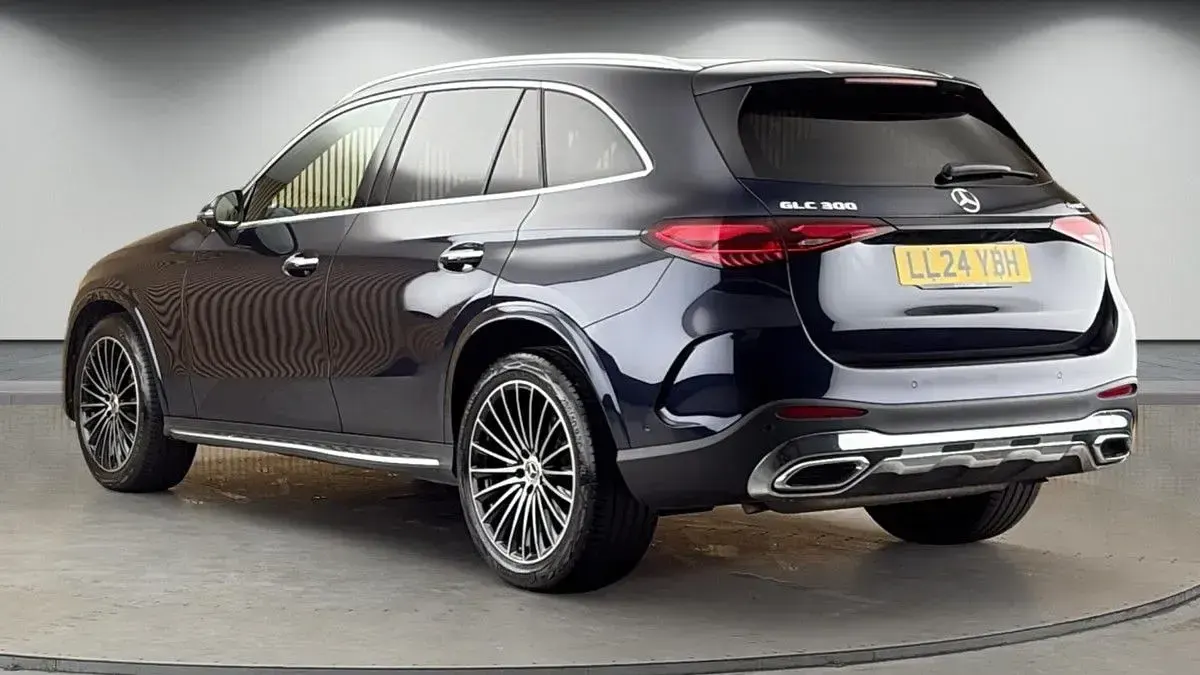 Used Mercedes GLC300e AMG line 2024 Nautical blue SUV