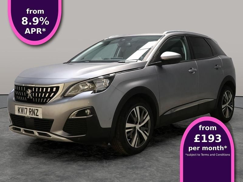 Grey Used 2017 Peugeot 3008 Allure Hatchback | £11,477 (Fair price) - Image 1/3