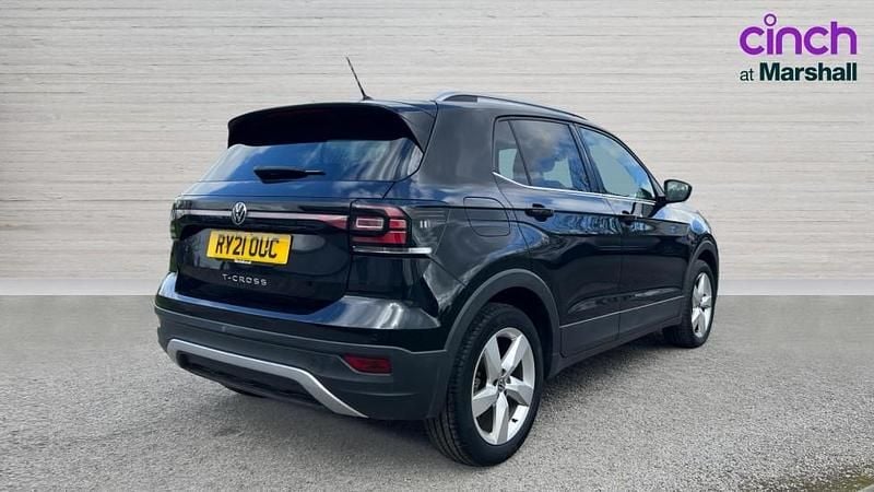 Used VW T-Cross SEL 110 HP (80 kW) 2021 Black SUV