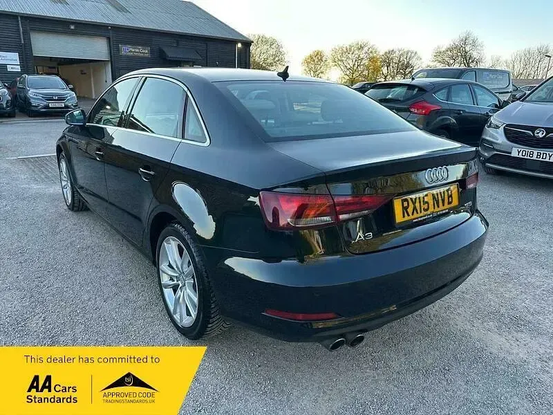 Used Audi A3 Sport 180 HP (132 kW) 2015 Black Sedan
