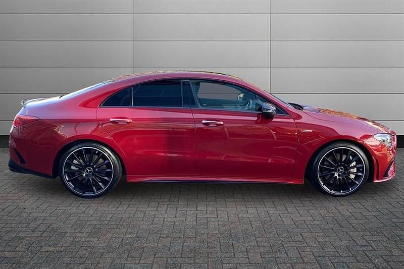 Used Mercedes CLA35 AMG Premium Plus 306 HP (225 kW) 2023 Patagonia red Sedan