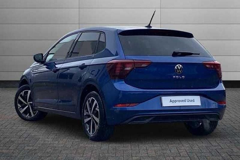 Used VW Polo Match 95 HP (69 kW) 2024 Blue Hatchback