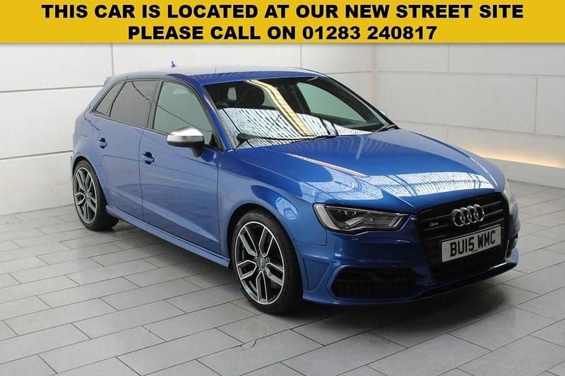 Blue Used 2015 Audi S3 Design Hatchback | £12,250 (Good price) - Image 1/3