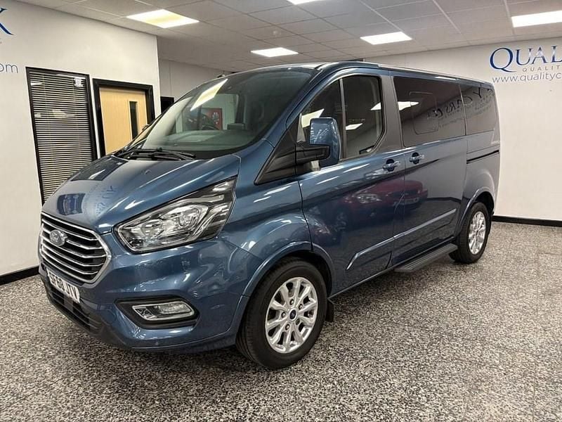 Used Ford Tourneo Custom Titanium 130 HP (95 kW) 2018 Blue Van