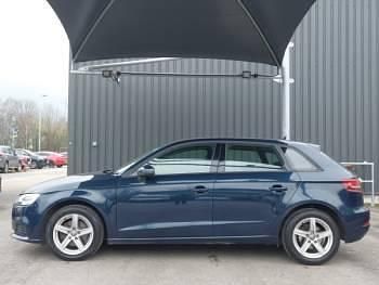 Used Audi A3 116 HP (85 kW) 2019 Blue Sedan