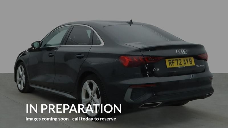 Used Audi A3 S-Line 110 HP (80 kW) 2022 Black Sedan