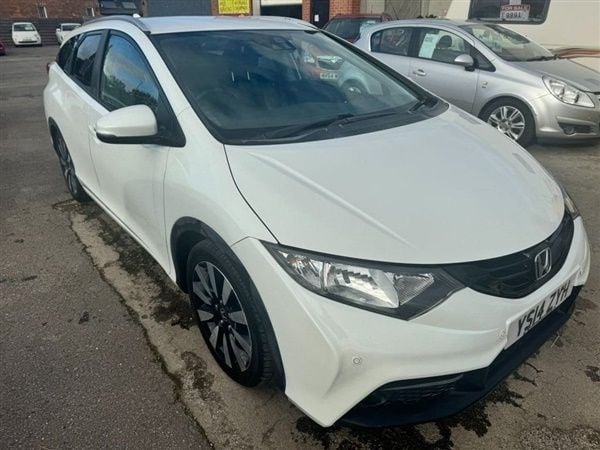 White Used 2014 Honda Civic SR Estate | £2,991 (Fair price) - Image 1/1