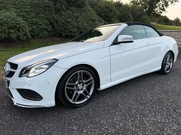 Used Mercedes E220 AMG 170 HP (125 kW) 2013 White Cabriolet