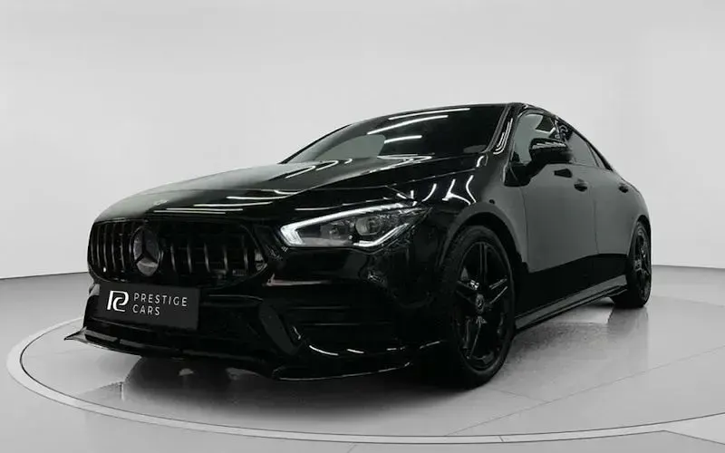Used Mercedes CLA180 AMG line 136 HP (100 kW) 2022 Black Coupe