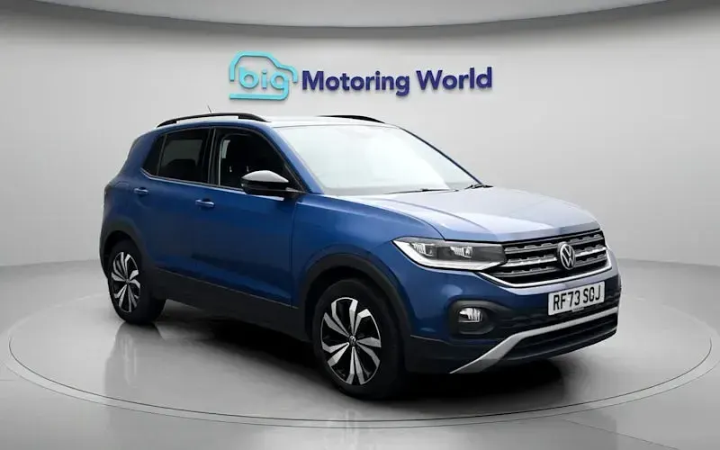 Used VW T-Cross Black Edition 95 HP (69 kW) 2023 Blue SUV