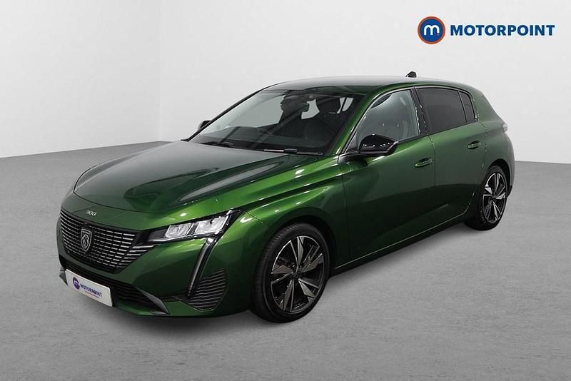 Used Peugeot 308 Allure 131 HP (96 kW) 2023 Green Hatchback