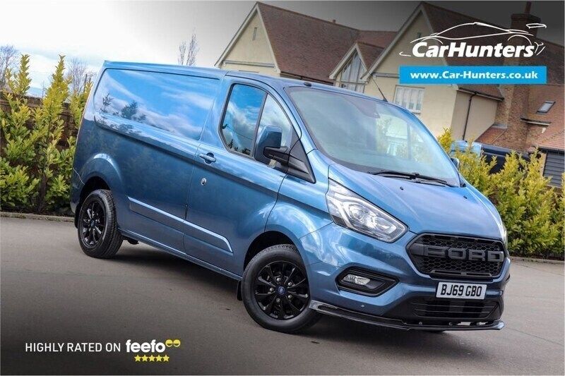 Blue Used 2019 Ford Transit Custom Limited Van | £17,995 (Fair price) - Image 1/4