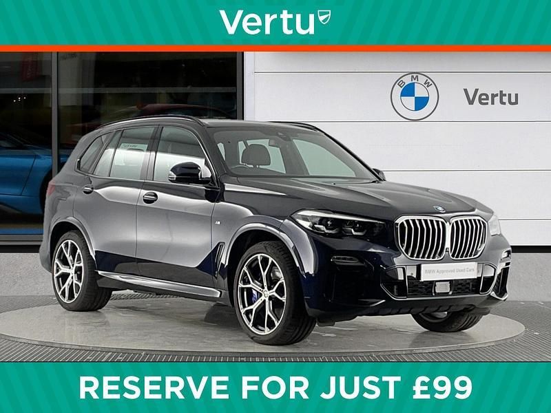 Black Used 2021 BMW X5 M Sport SUV | £39,027 (Fair price) - Image 1/4