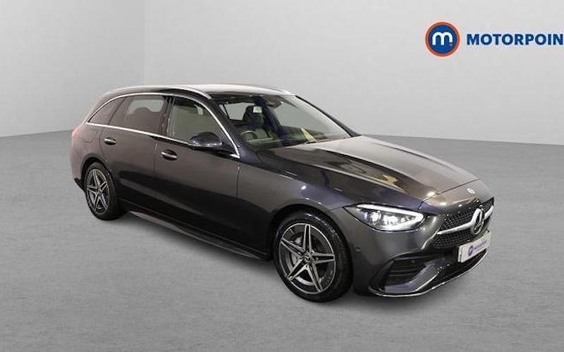 Used 2025 Mercedes C300e AMG Line Premium Plus Estate | £28,449 - Image 1/4