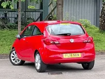 Used Vauxhall Corsa 75 HP (55 kW) 2018 Red Hatchback