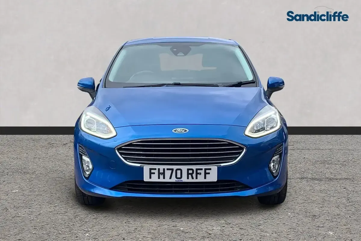 Used Ford Fiesta Titanium 125 HP (91 kW) 2021 Blue Hatchback