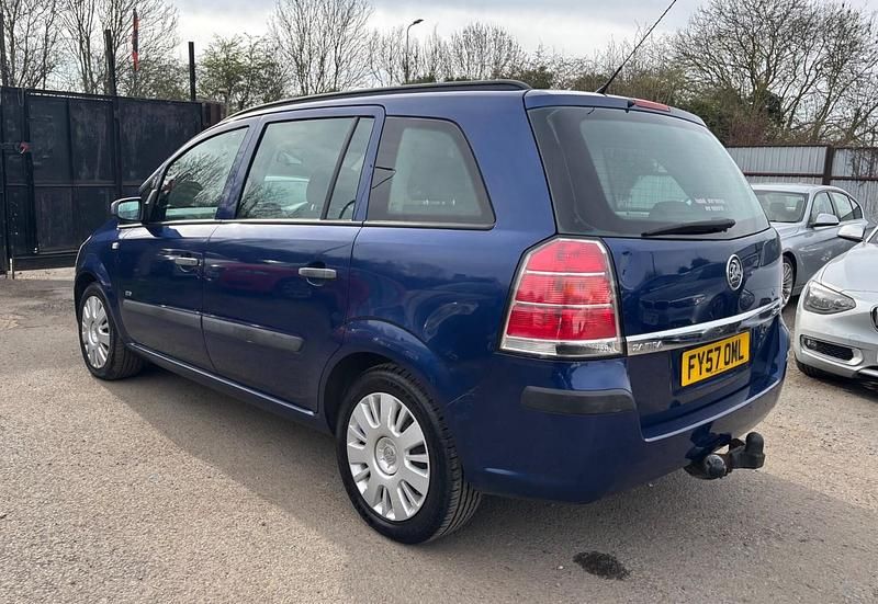 Used Vauxhall Zafira 150 HP (110 kW) 2007 Blue MPV