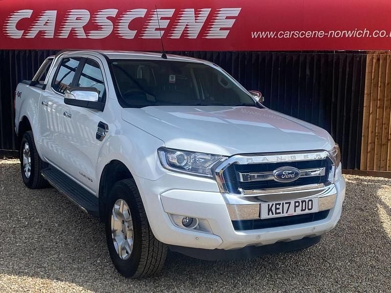 White Used 2017 Ford Ranger Limited Pickup | £12,200 (Super price) - Image 1/4