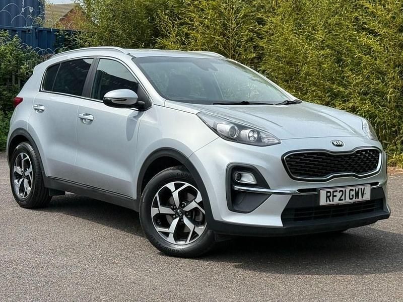 Silver Used 2021 Kia Sportage 2 SUV | £14,270 (Fair price) - Image 1/4