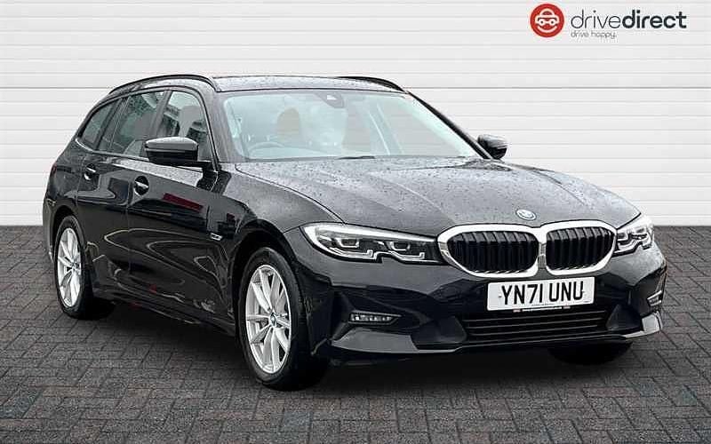 Used BMW 330e Impressive 292 HP (214 kW) 2021 Black Estate