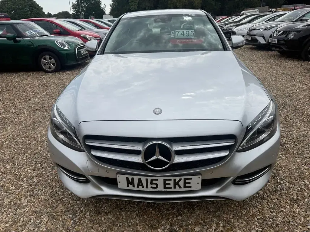 Used Mercedes C220 170 HP (125 kW) 2015 Silver Sedan