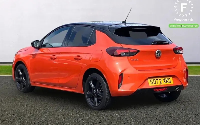 Used Vauxhall Corsa GS Line 101 HP (74 kW) 2022 Orange Hatchback
