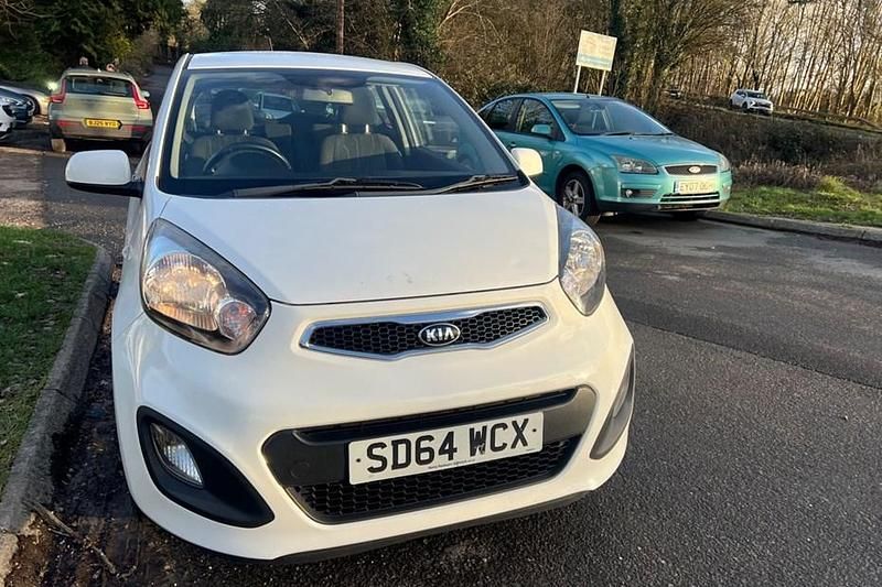Used Kia Picanto 68 HP (50 kW) 2014 White Hatchback