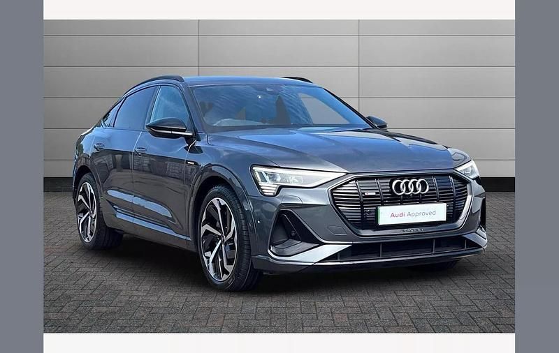 Grey Used 2022 Audi e-tron Sportback Black Edition SUV | £31,395 - Image 1/4