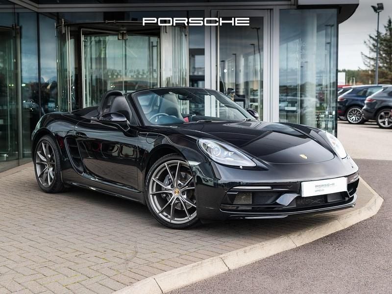 Jet black metallic Used 2024 Porsche 718 Boxster Edition Cabriolet | £55,250 (Fair price) - Image 1/4
