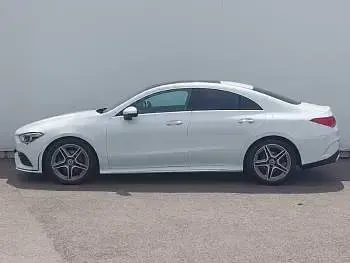 Used Mercedes CLA180 AMG Line Premium Plus 136 HP (100 kW) 2020 White Coupe