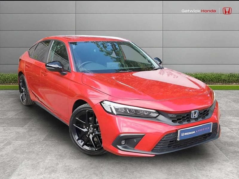 Red Used 2022 Honda Civic Sport Hatchback | £24,450 (Fair price) - Image 1/4