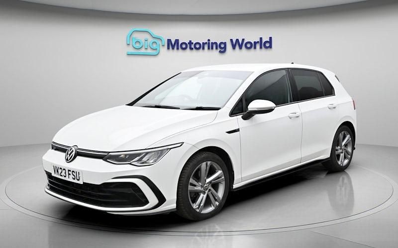 Used VW Golf VIII R-line 150 HP (110 kW) 2023 White Hatchback