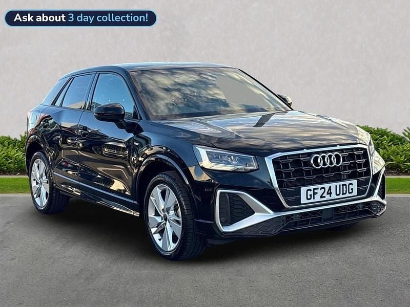 Black Used 2024 Audi Q2 S-Line SUV | £25,010 (Fair price) - Image 1/4