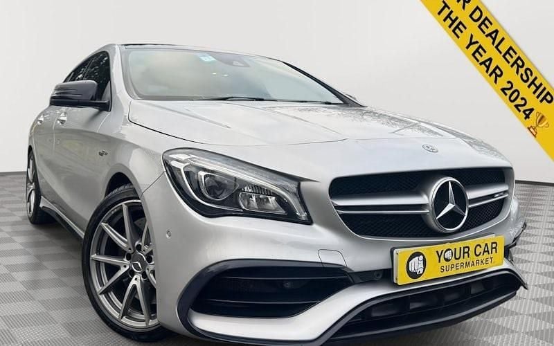 Silver Used 2017 Mercedes CLA45 AMG Shooting Brake AMG Estate | £18,498 - Image 1/4