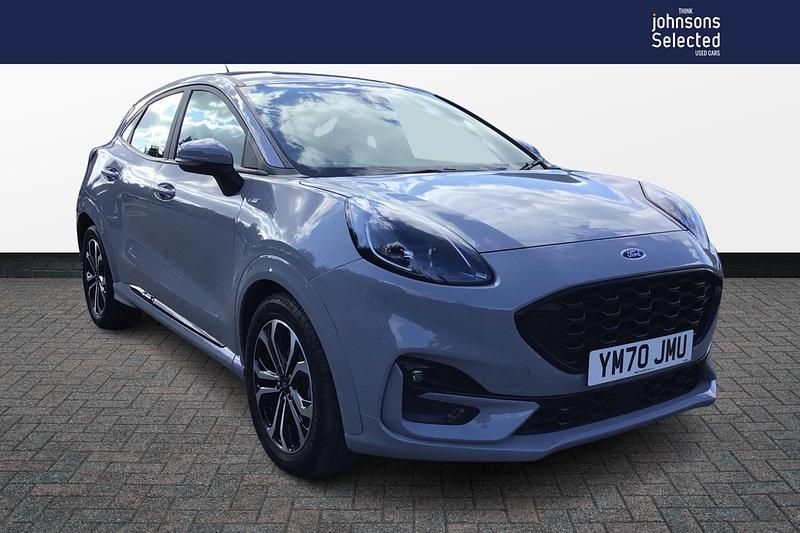 Grey Used 2020 Ford Puma ST-Line Hatchback | £14,895 (Fair price) - Image 1/4