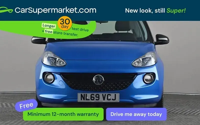 Second-hand Vauxhall Adam 69 CP (50 kW) 2019 Albastru Hatchback