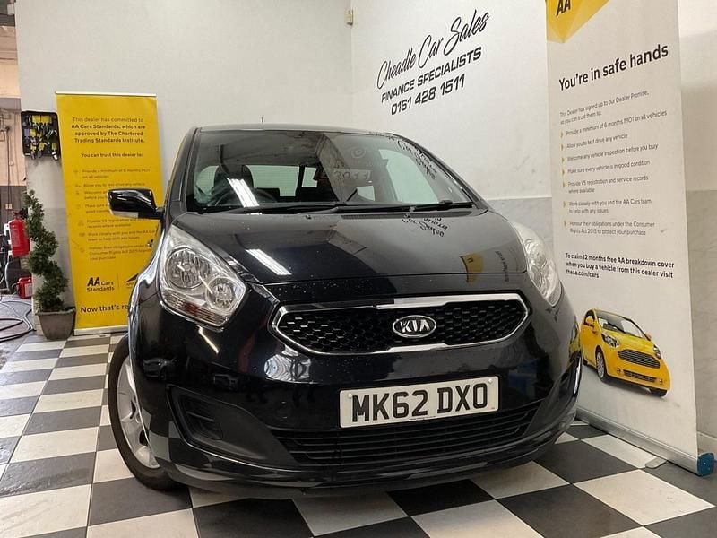 Used Kia Venga 89 HP (65 kW) 2012 Black Hatchback
