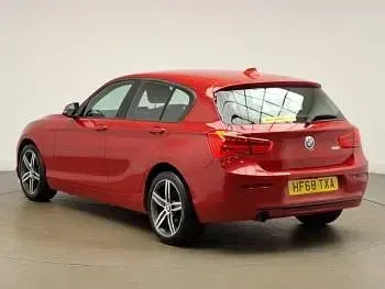 Used BMW 118 Sport Line 136 HP (100 kW) 2018 Red Hatchback