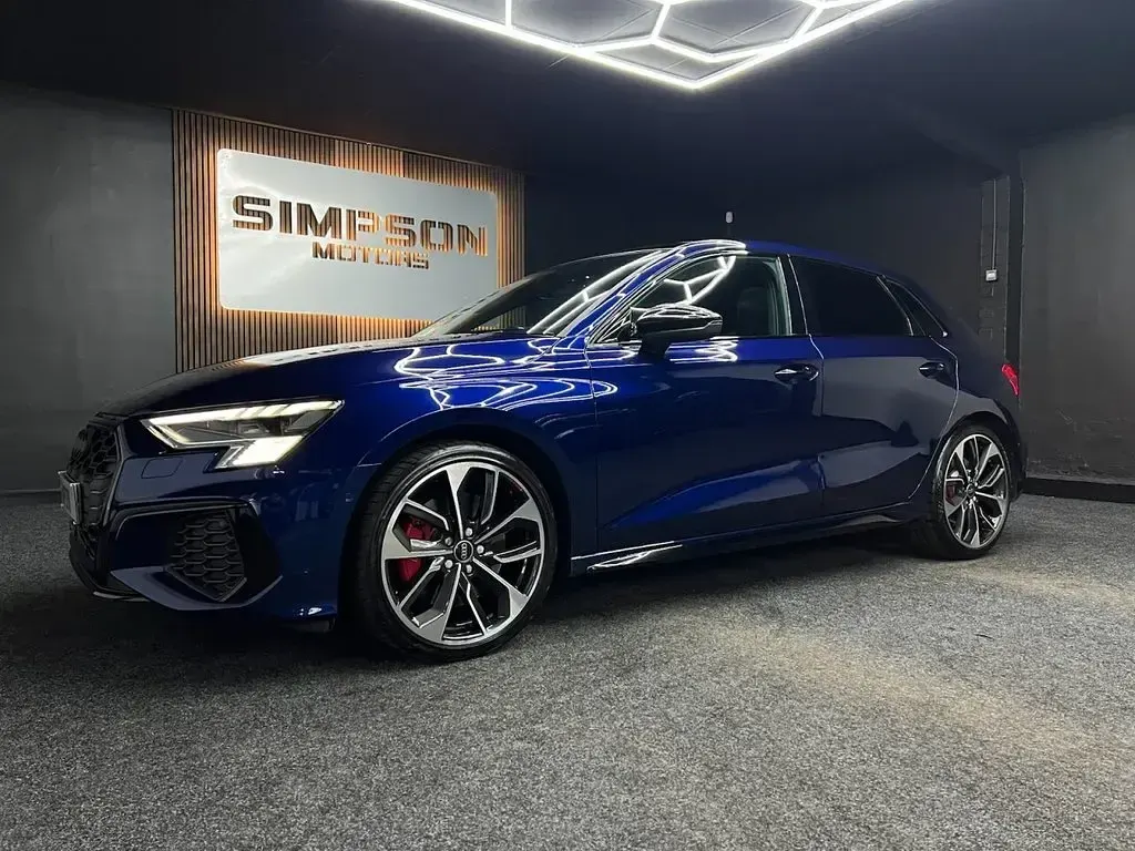 Used Audi S3 Sportback Business 310 HP (228 kW) 2023 Blue Hatchback