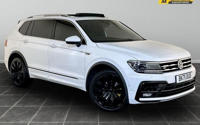 White Used 2021 VW Tiguan Allspace R-line SUV | £23,795 (Fair price) - Image 1/2