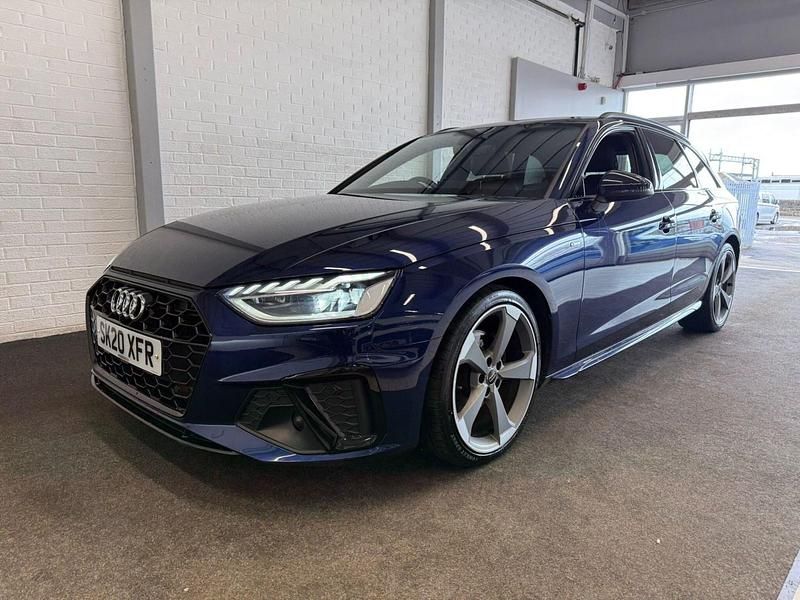 Used Audi A4 Black Edition 190 HP (139 kW) 2020 Blue Estate