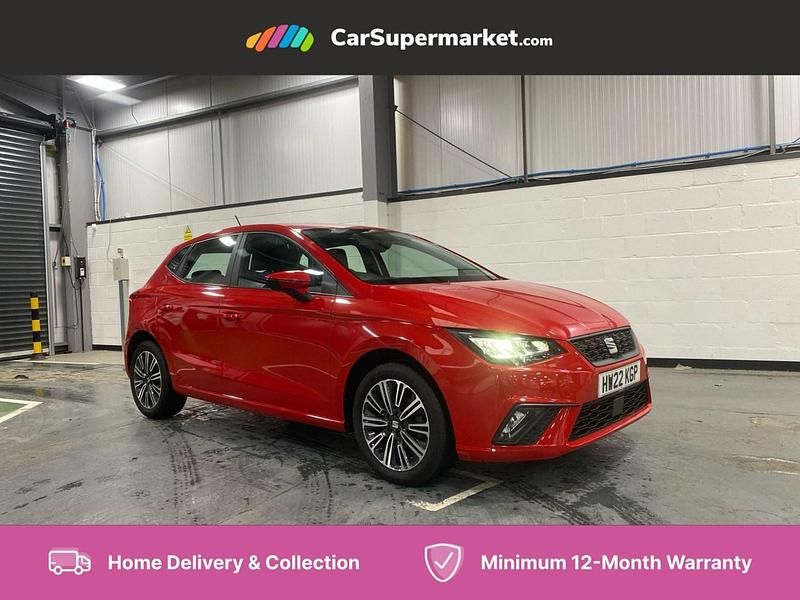 Red Used 2022 Seat Ibiza SE Technology Hatchback | £12,497 (Good price) - Image 1/4
