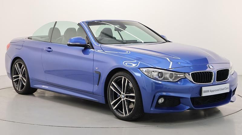Blue Used 2016 BMW 420 M Sport Cabriolet | £12,450 (Good price) - Image 1/4
