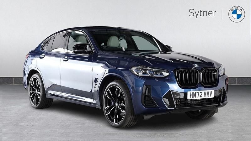Blue Used 2022 BMW X4 M Sport SUV | £48,500 (A bit pricey) - Image 1/4