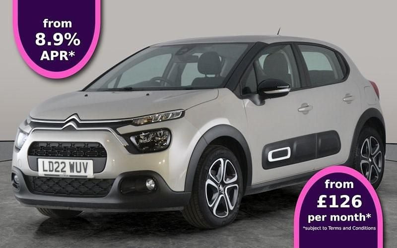 Beige Used 2022 Citroën C3 PureTech Hatchback | £10,033 (Good price) - Image 1/3