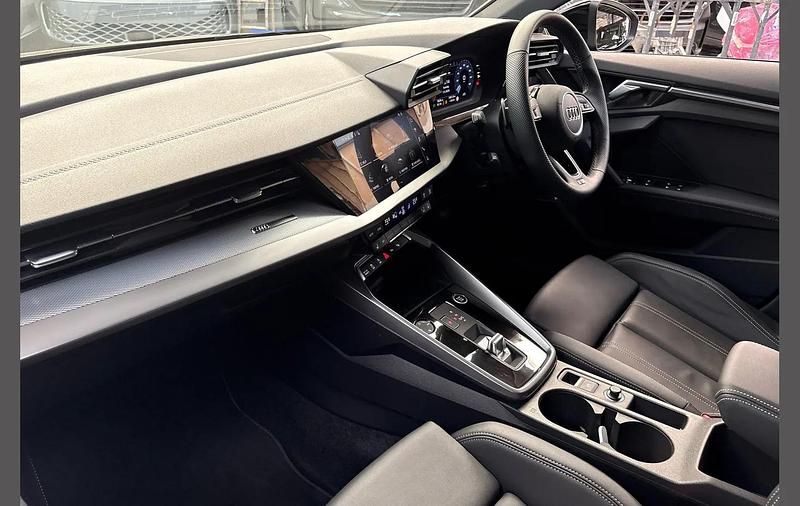 Used Audi A3 S-Line 147 HP (108 kW) 2024 Black Hatchback