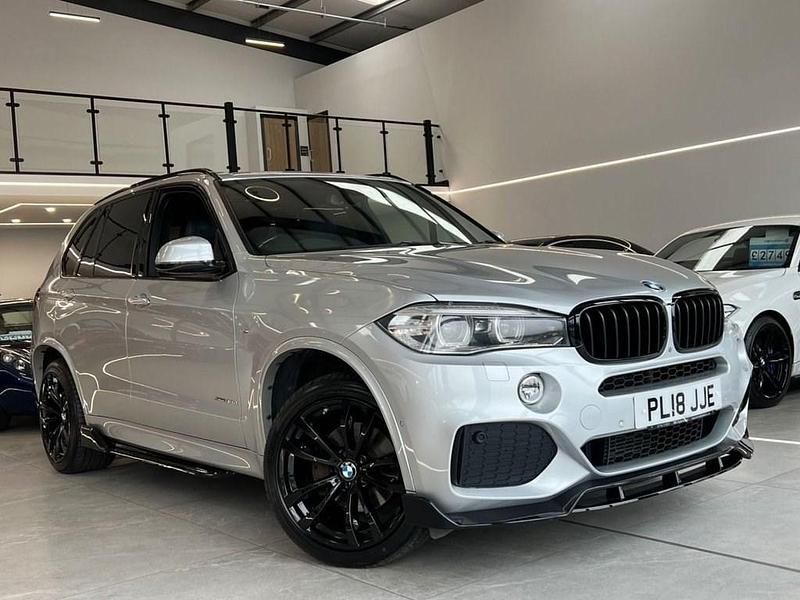 Silver Used 2018 BMW X5 M Sport SUV | £23,995 (Good price) - Image 1/4